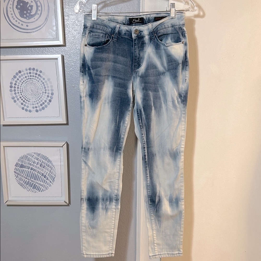 Earl Jeans Bleached Skinny Ankle Tie-Dye Women’s Jeans Size 8